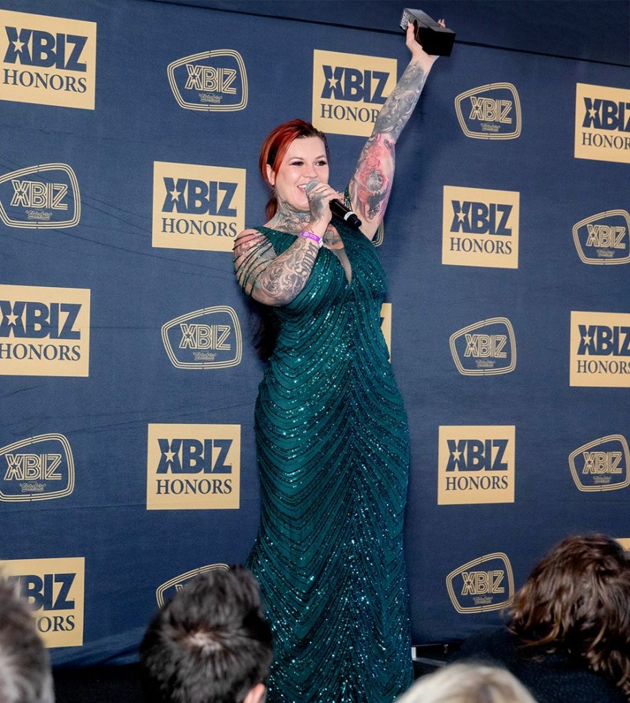 All Adult Network Sabien Demonia Wins Creator Brand Ambassador Of The Year At Xbiz Executive