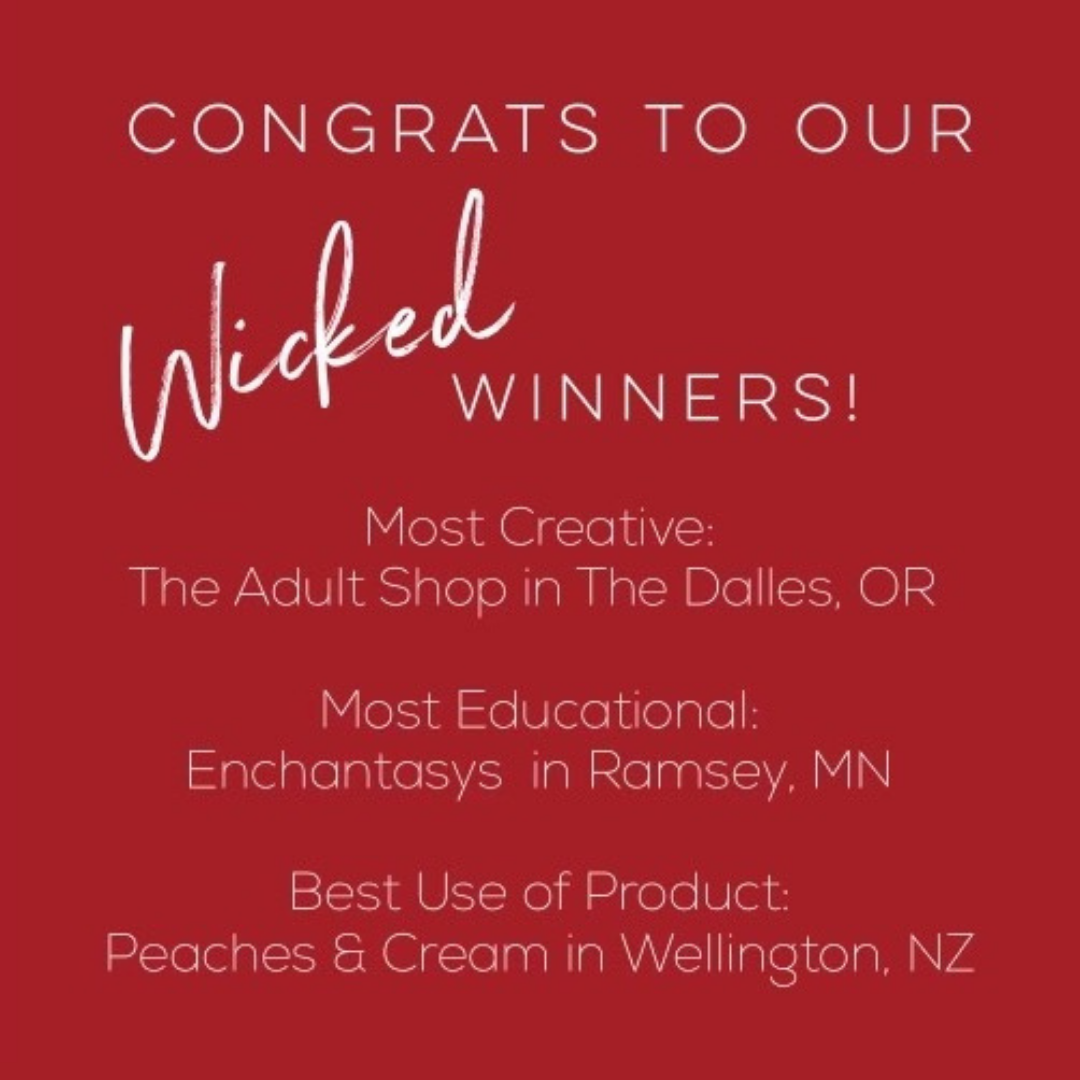 My WICKED Valentine: WICKED SENSUAL CARE  Announces Retail Display Contest Winners