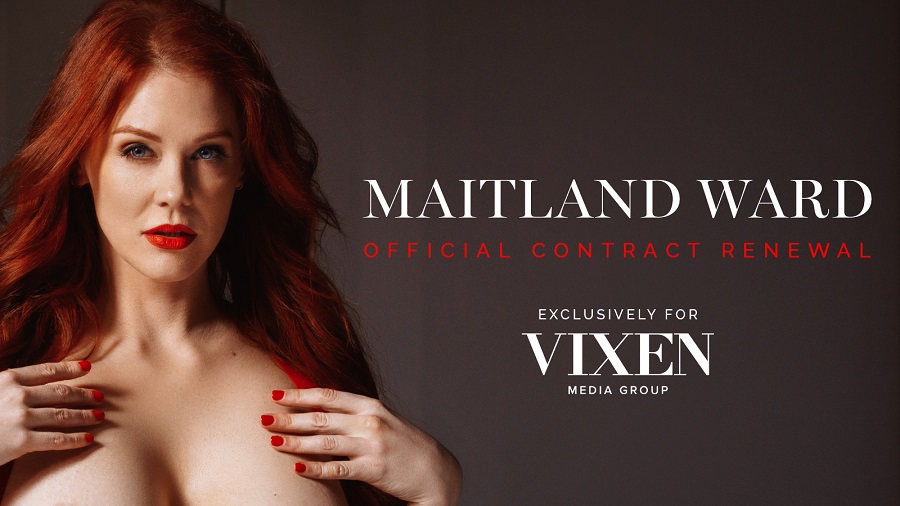 Vixen Media Group Signs Major Exclusive Contract Extension with Maitland Ward