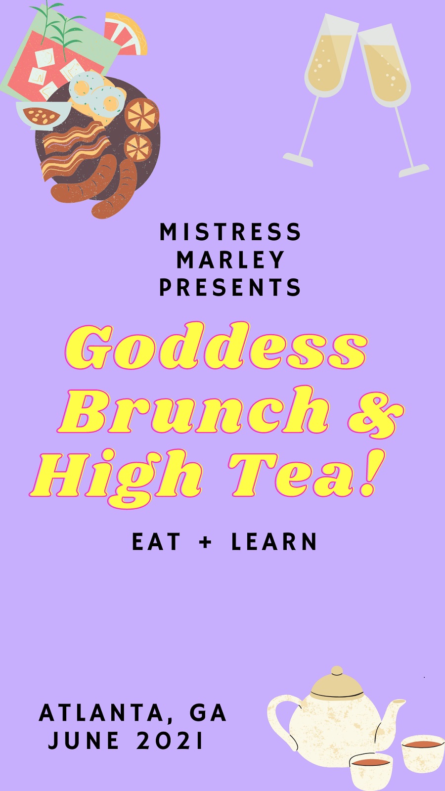 Mistress Marley Presents ‘Goddess Brunch & High Tea’ Events in Atlanta, NYC