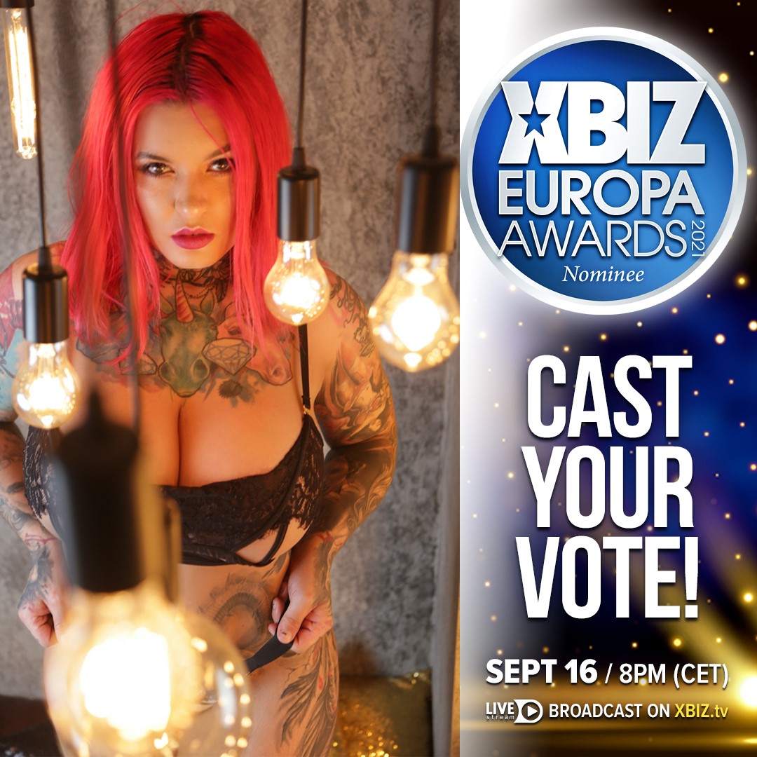 Sabrina Night Scores Her 3rd XBIZ Europa Awards Nomination
