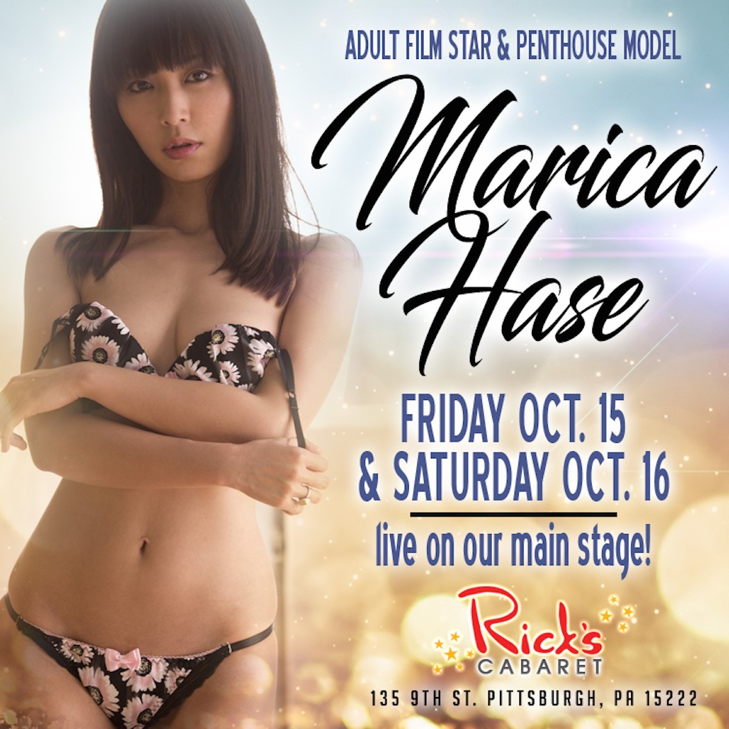 Marica Hase’s 2nd Feature of 2021 Is Going Down at Rick’s Cabaret in Pittsburgh, PA This Weekend!