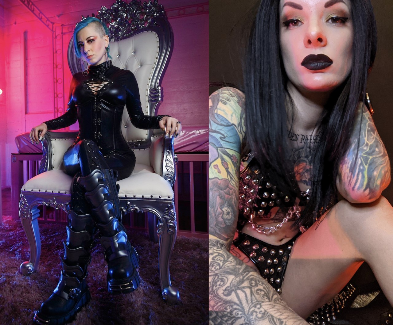 Goddess Lilith & Miss Bat Team Up for Double Domme Chaturbate Shows Starting TONIGHT