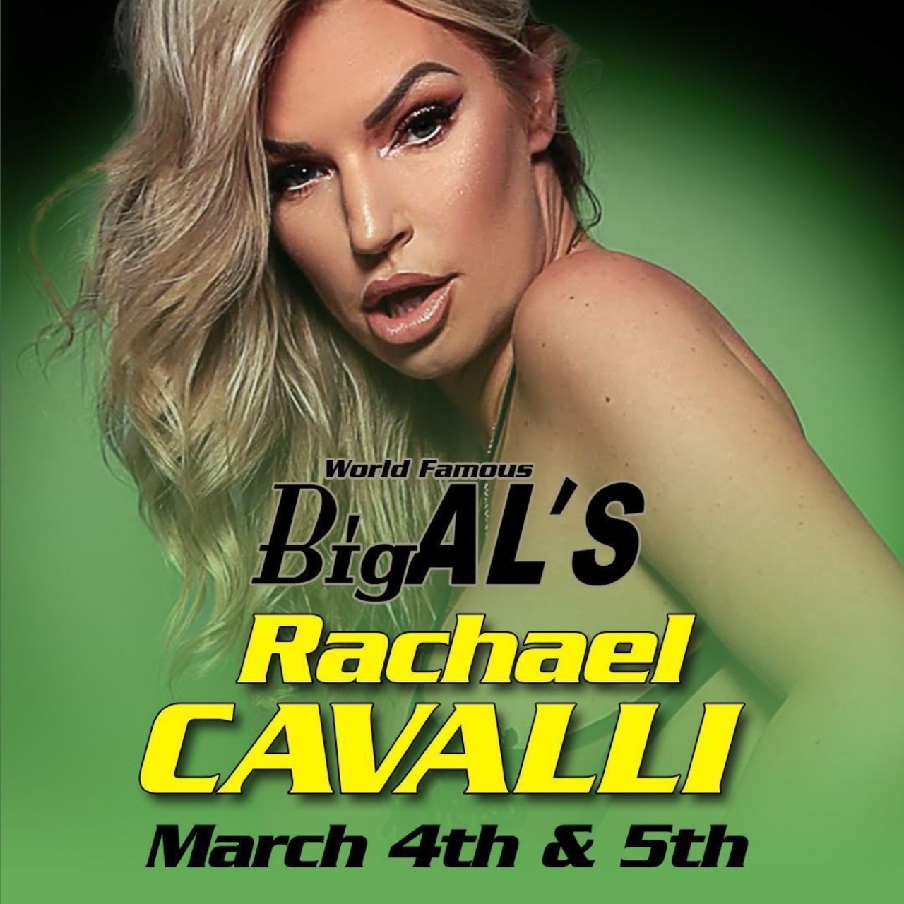 Rachael Cavalli Set to Take Over Peoria, Illinois with 2-Night Feature at Big Al’s Speakeasy
