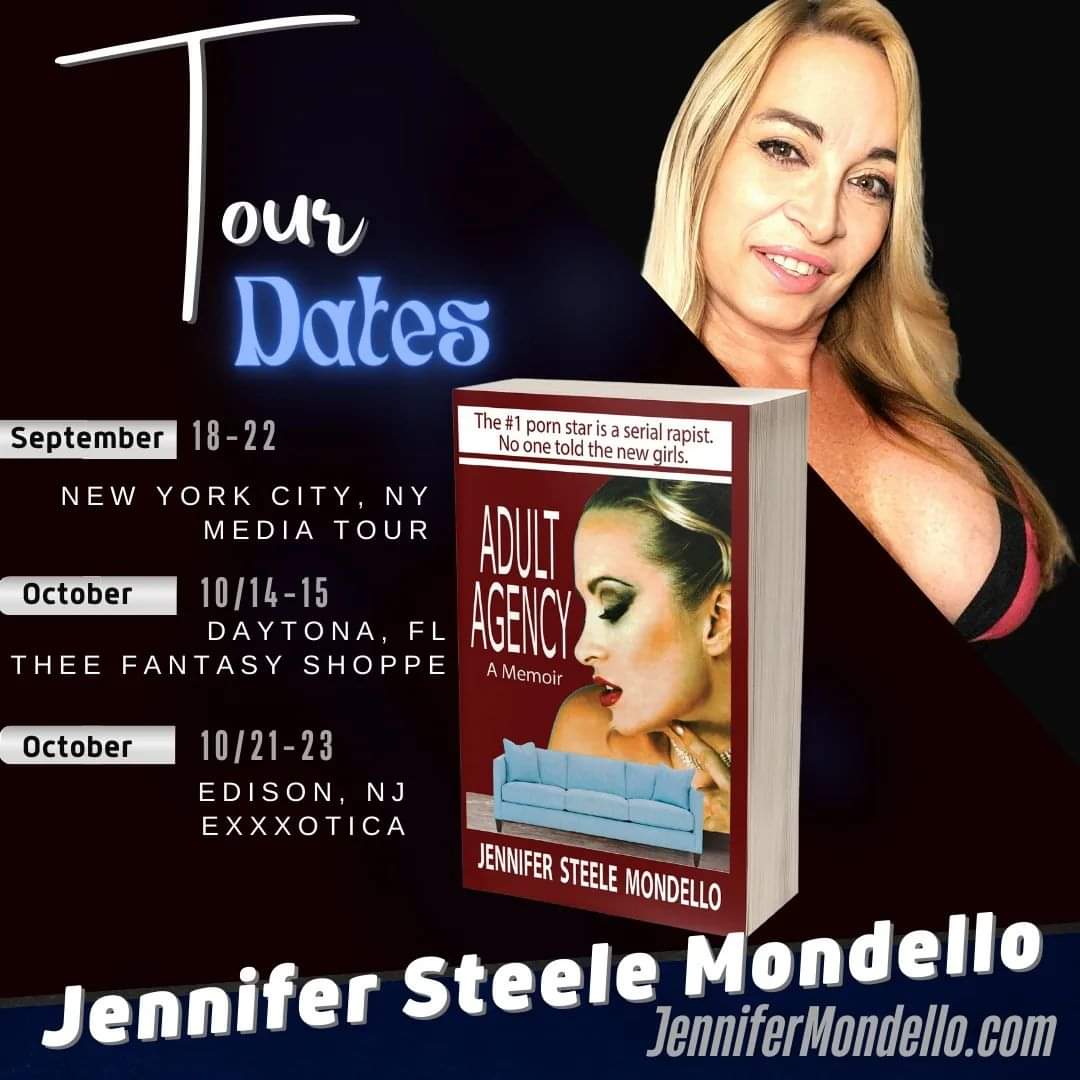 Retired Adult Star Jennifer Steele Mondello Embarks  on NYC Media Tour Promoting Tell-All Book  Adult Agency: A Memoir