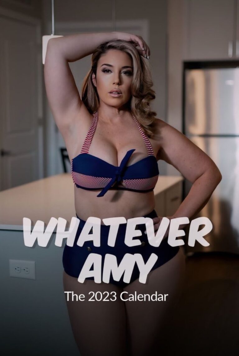 All Adult Network YouTube Sensation Whatever Amy Releases Calendar