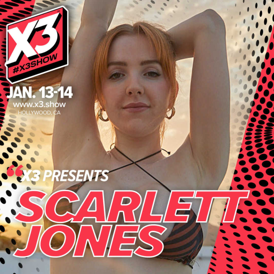 Scarlet Jones is Coming To The X3 Expo