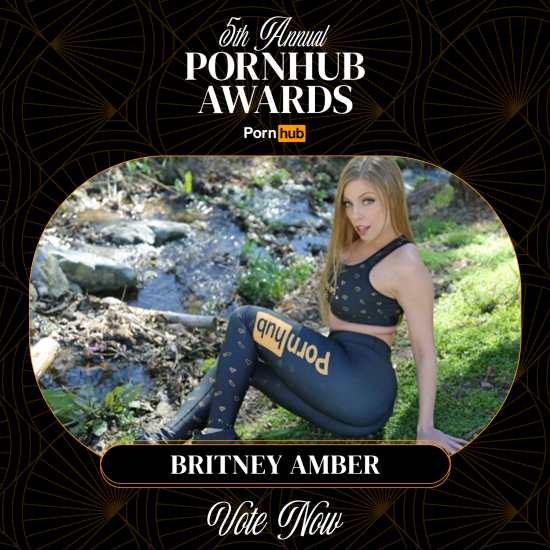 Vote Britney Amber As Favorite MILF In The PornHub Awards