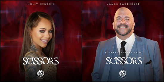 James Bartholet And Award-Winning Starlet Holly Hendrix Join The Cast of Scissors