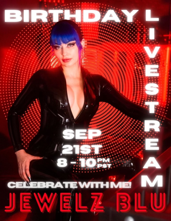 Get Ready to Party! Jewelz Blu’s Birthday Bash Livestream is Coming to OnlyFans