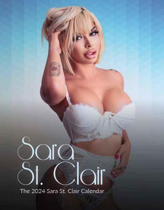 Introducing the Sara St Clair 2024 Calendar: A Year of Sex and Glam