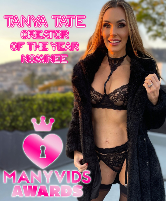 All Adult Network Tanya Tate Nominated for ManyVids Awards Creator of