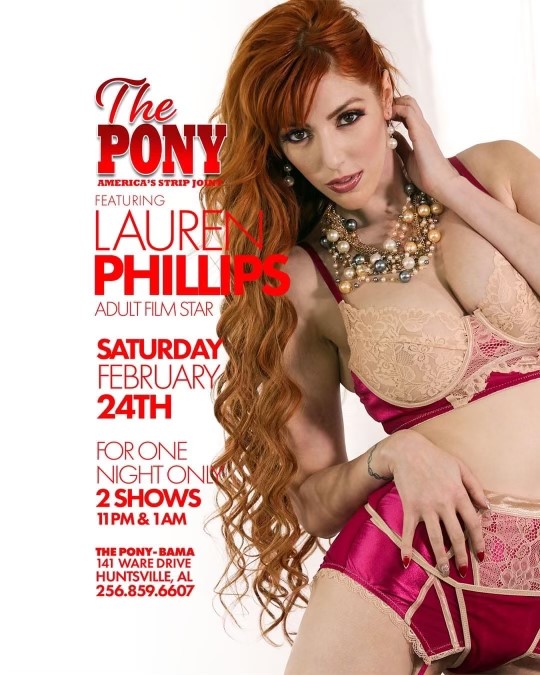 Lauren Phillips Ready to Rock Alabama with Features at 2 Venues
