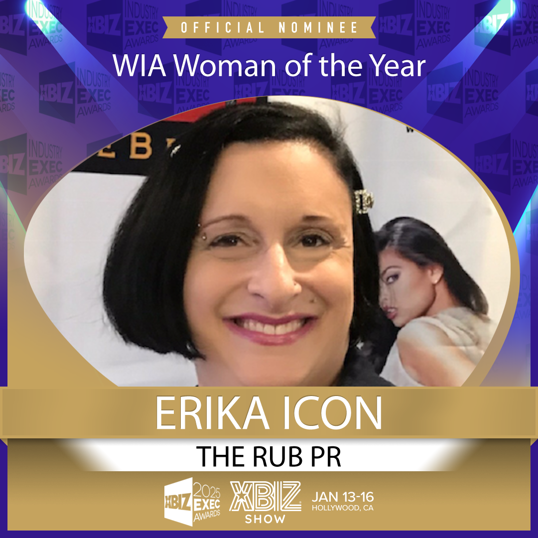 Erika Icon Scores WIA Woman of the Year from 2025 XBIZ Exec Awards