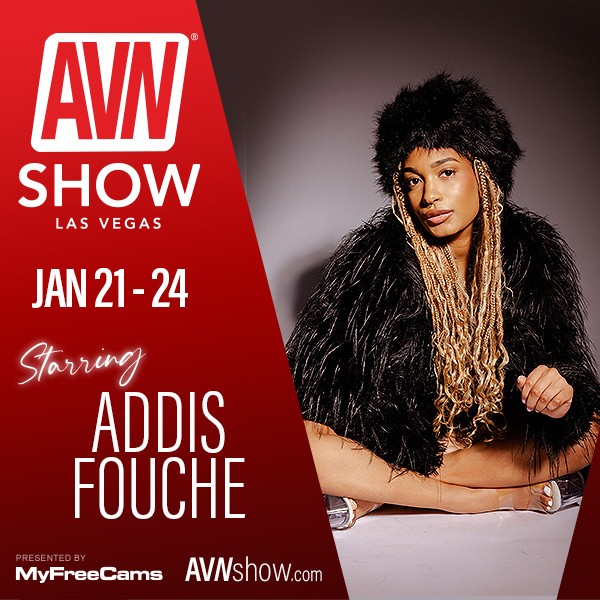Starlet Addis Fouche to Appear at AVN/AEE in Las Vegas & Sign at the AVN Stars Booth  Wednesday, January 21 from 4pm – 6pm