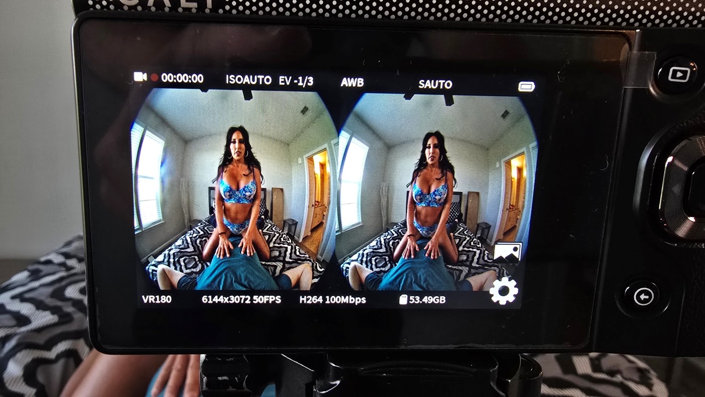 Abi James Steps Into VR with Johnny Blaster for New OnlyFans Scene