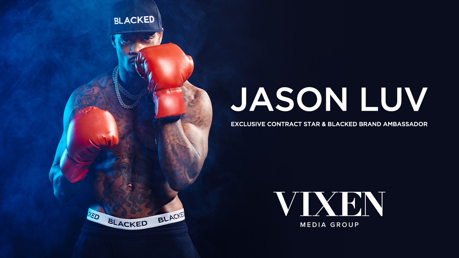Jason Luv Renews Exclusivity with Vixen Media Group as Contract Star & BLACKED Brand Ambassador