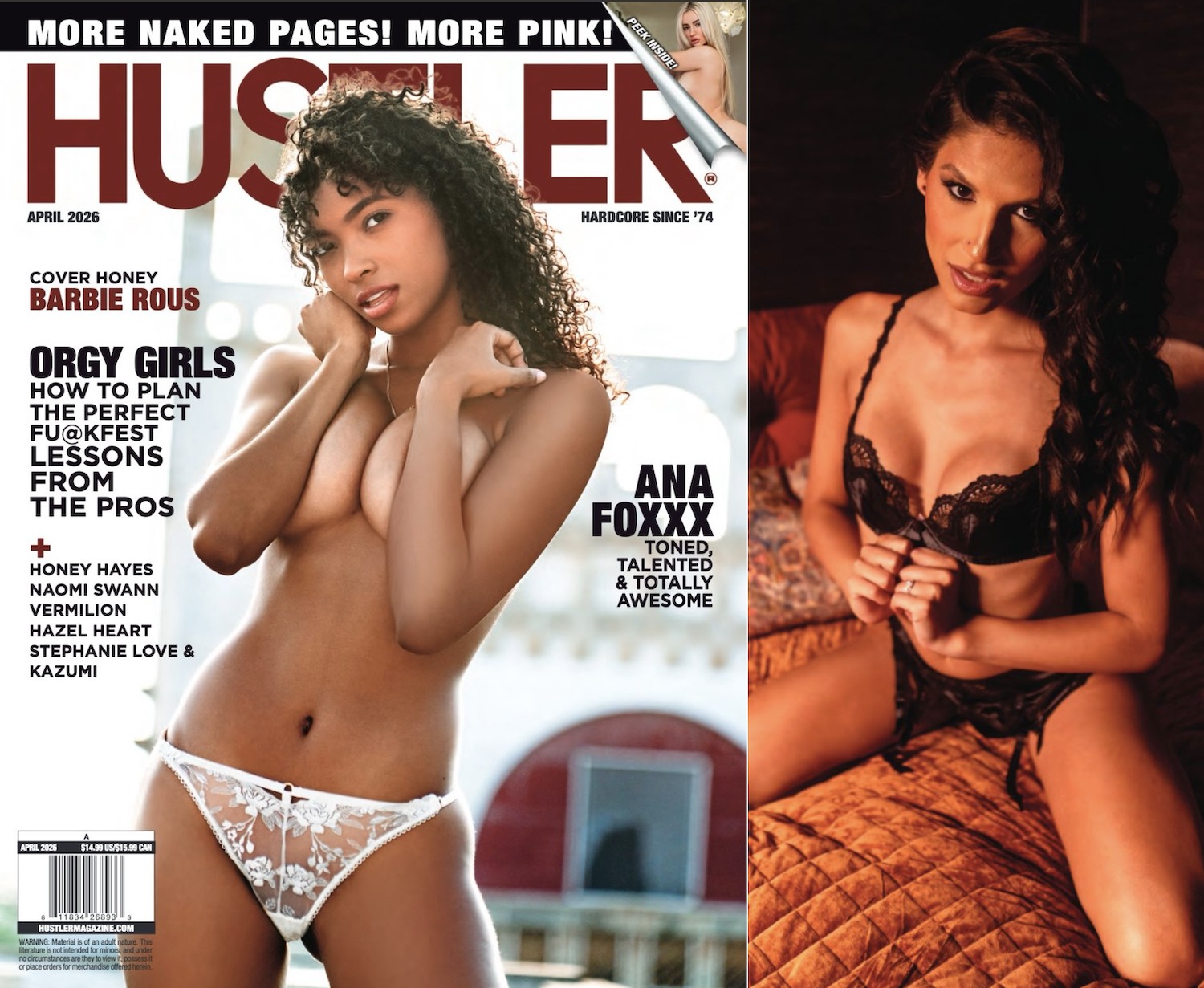 Zariah Aura Spotlighted in Hustler Mag Feature on Orgies