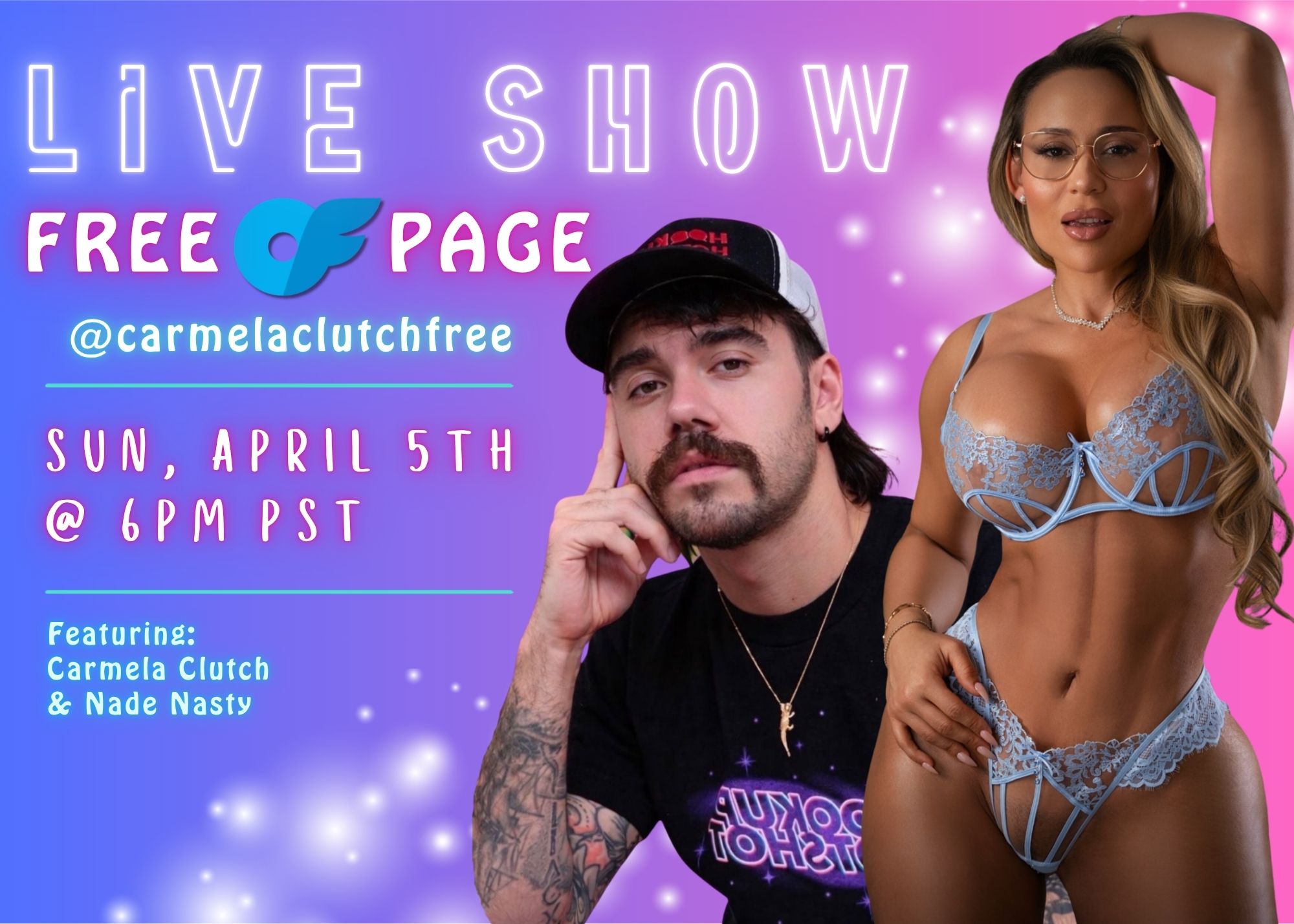 Curvaceous Latina Beauty Carmela Clutch to Go Live on OnlyFans Free Fan Page this Sunday with Nade Nasty