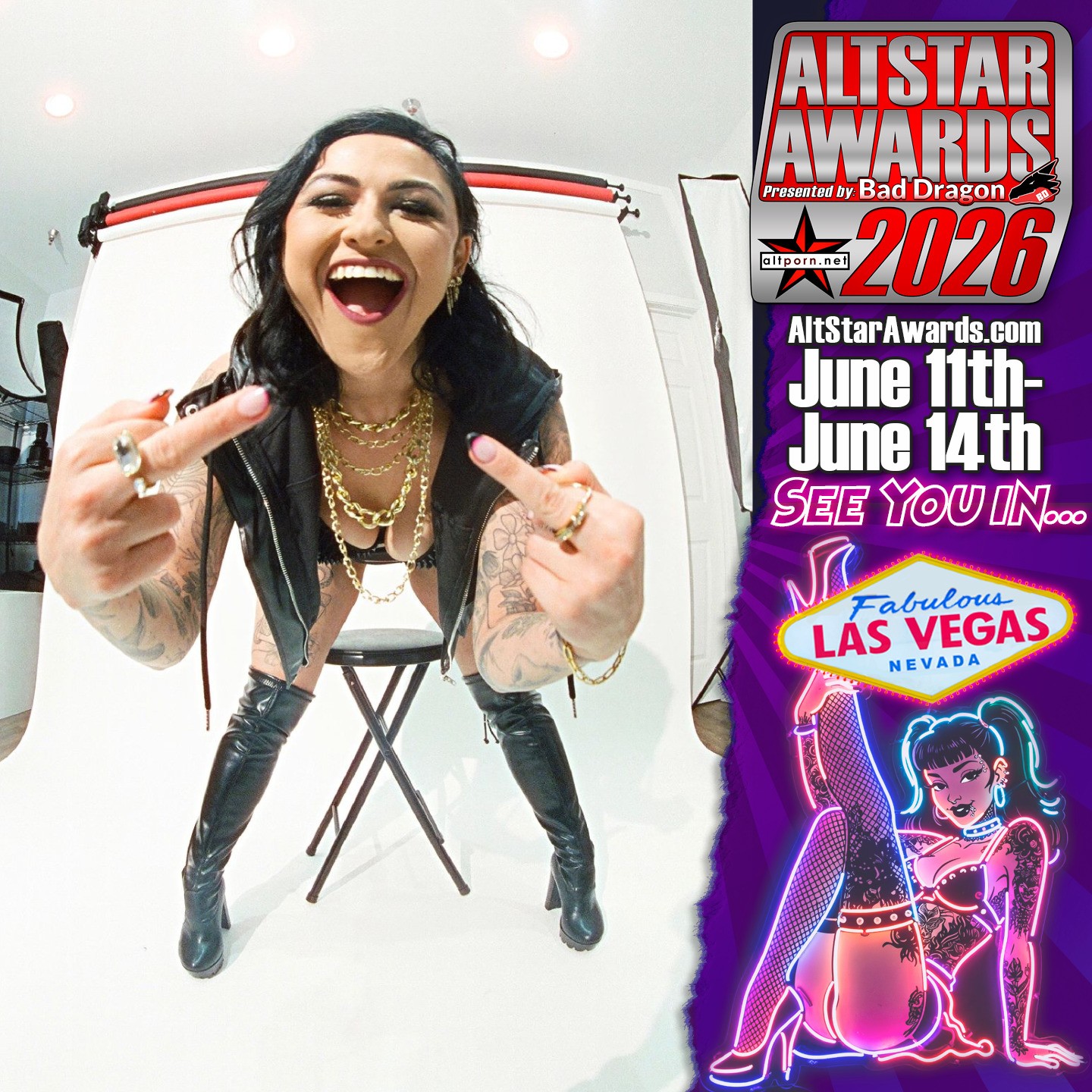 Josie Jaxxon Receives 1st AltStar Awards Nom