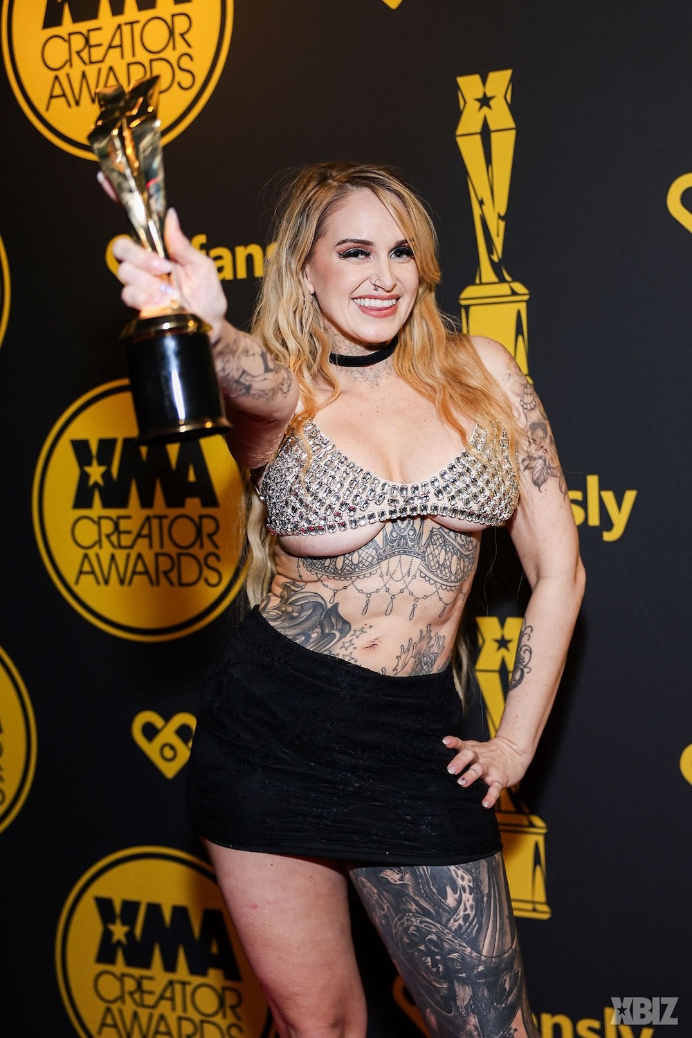 Stephanie Love Wins 1st XMA Creator Awards Trophy