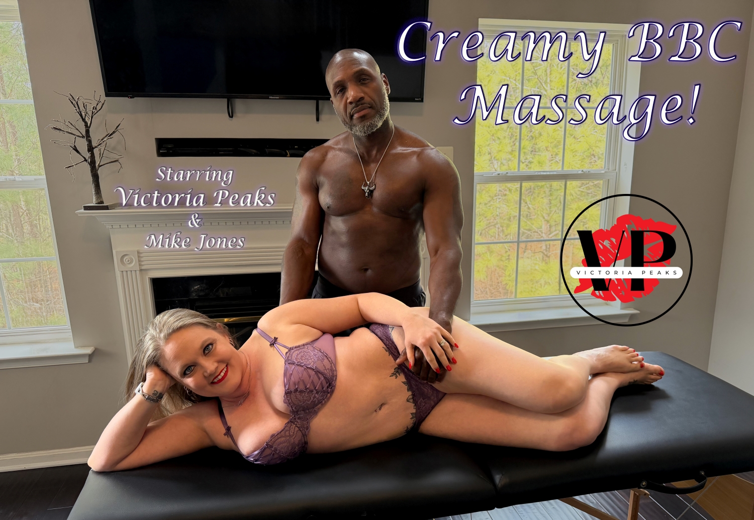 Victoria Peaks Books the Right Appointment in “Creamy BBC Massage!”