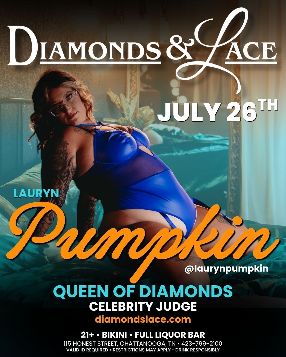 Diamonds & Lace Presents the 2nd Annual Queen of Diamonds Invitational this Sunday