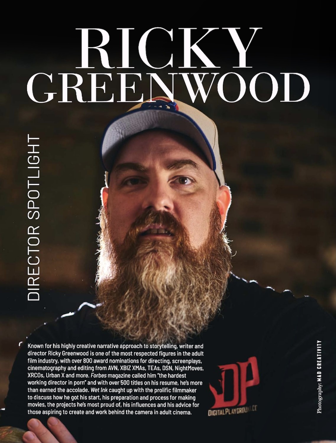 Ricky Greenwood Featured in Summer Issue of Wet Ink Mag