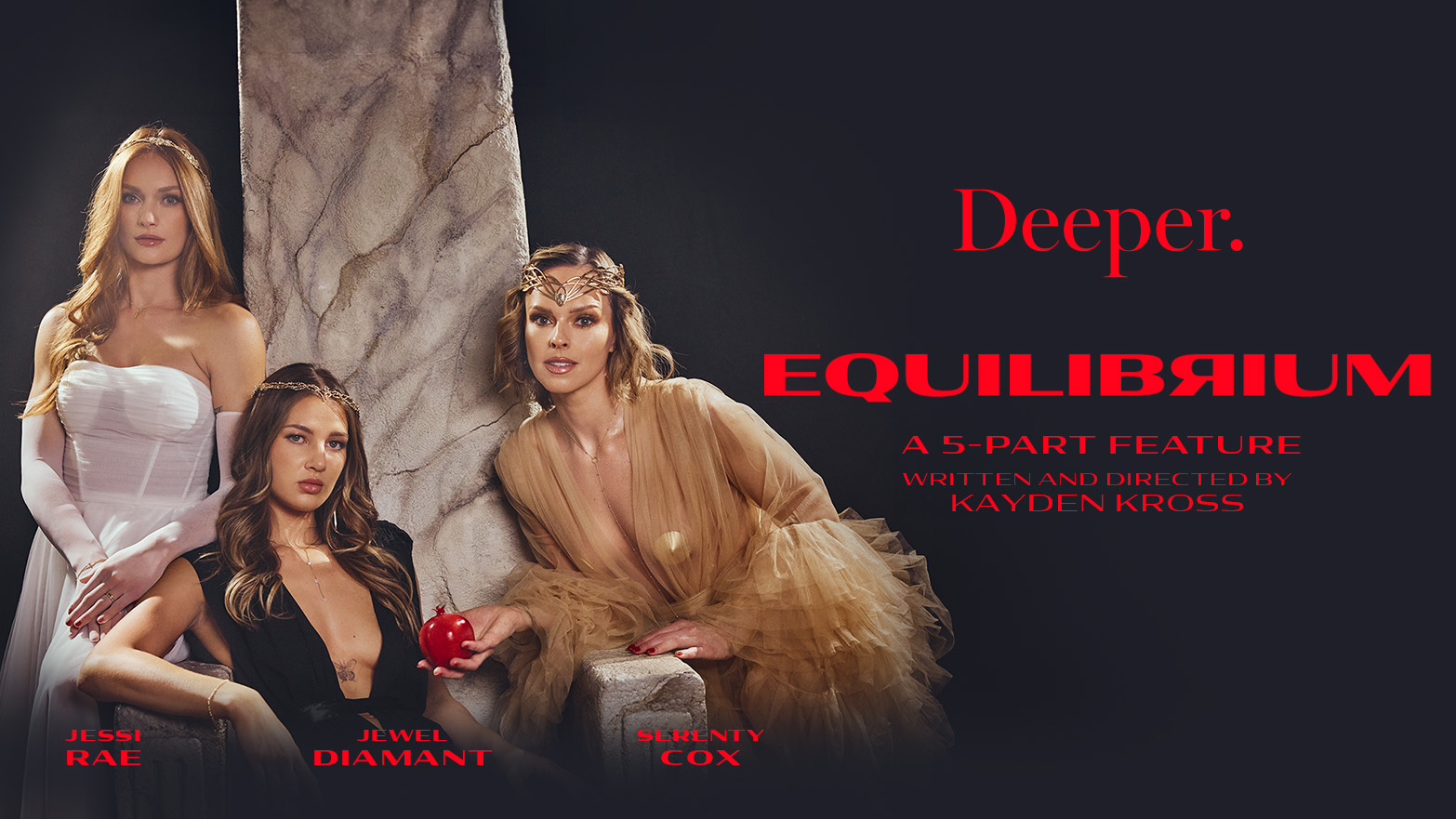 Deeper Presents Kayden Kross’s Cinematic Five-Part Feature Equilibrium