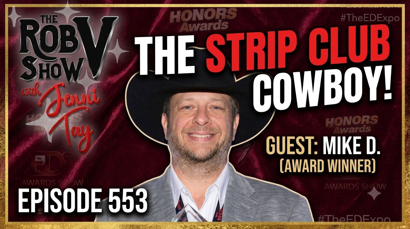 The Strip Club Cowboy Mike Dickinson to Guest on  The Rob V Show with Jenni Tay this Thursday at 7pm ET/4pm PT