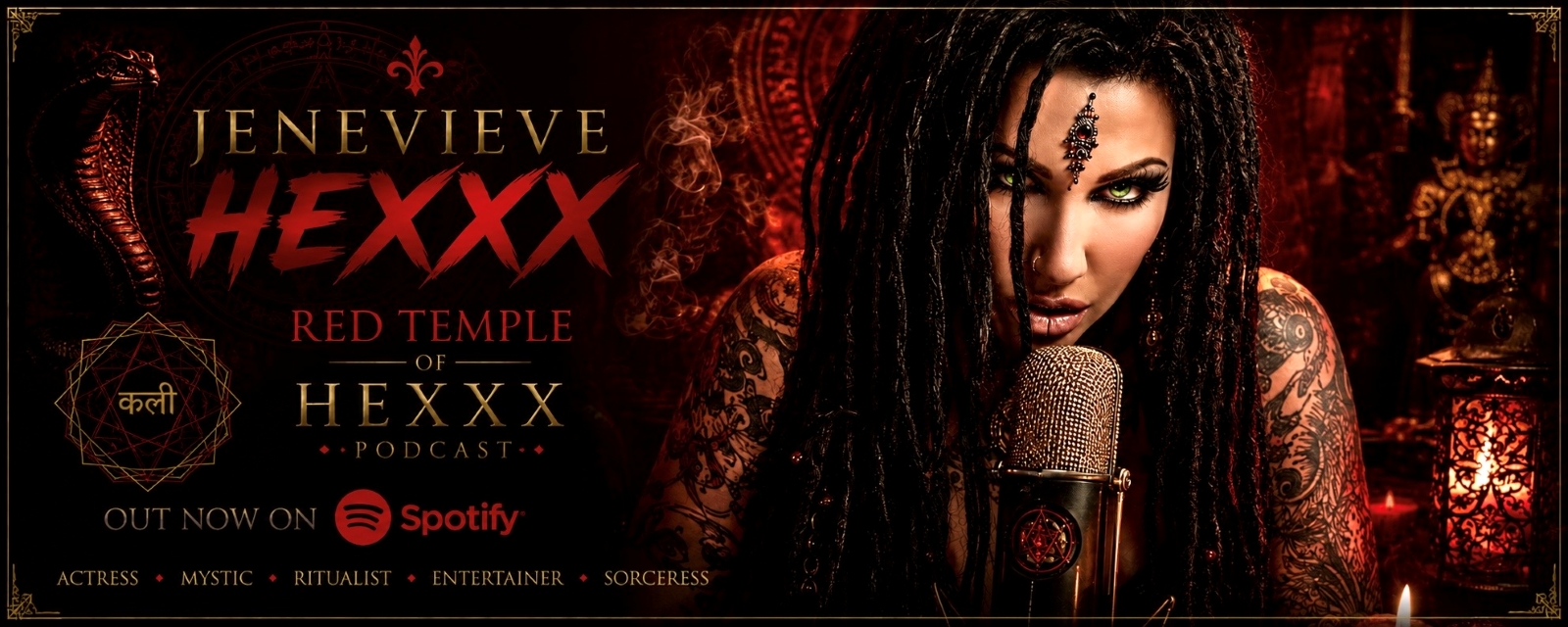 Jenevieve Hexxx Launches Red Temple of Hexxx Podcast with Guru Yogi Prakash