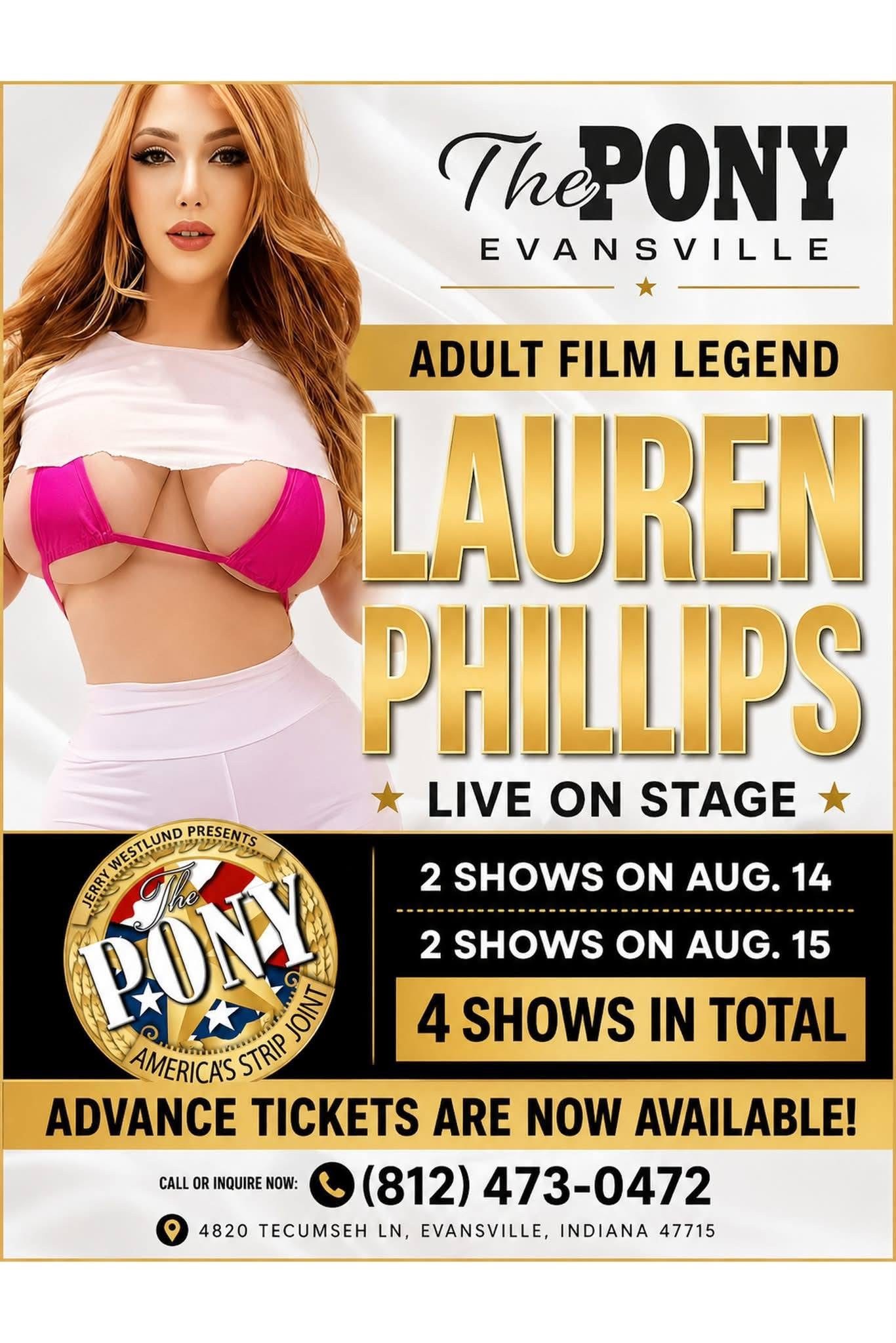 Lauren Phillips Rides Again at The Pony Evansville