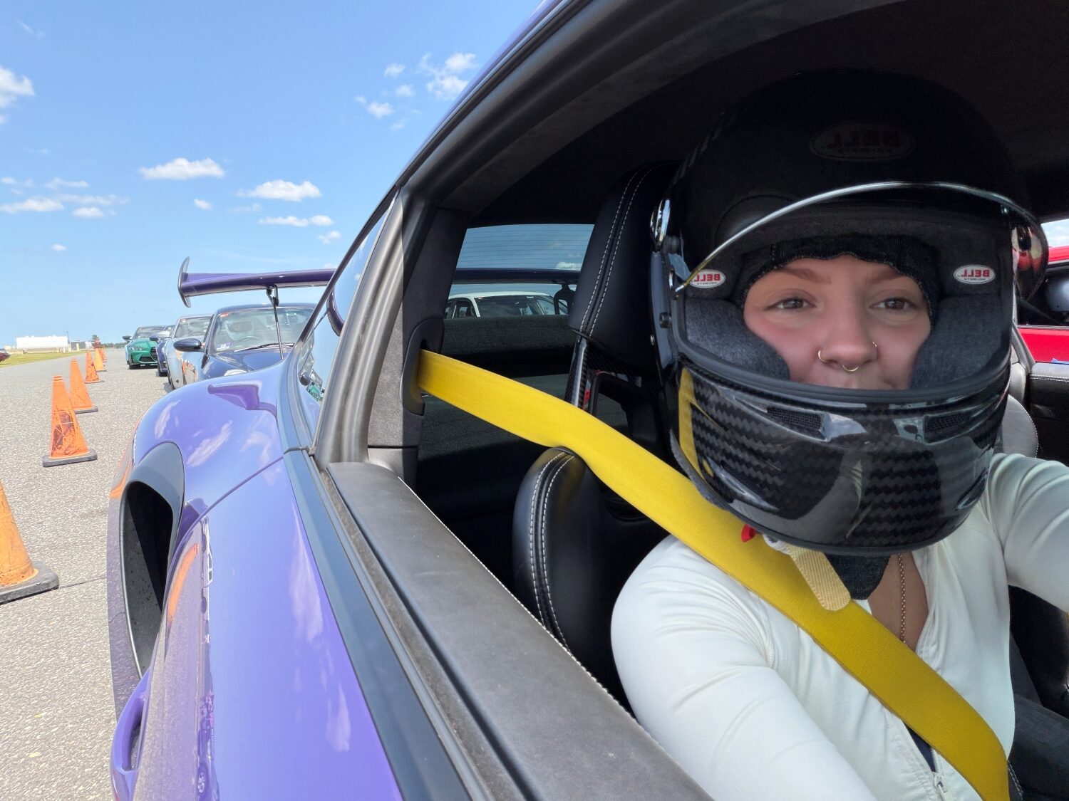 Roux Puts Purple Porsche GT3 RS Through Its Paces at NJMP