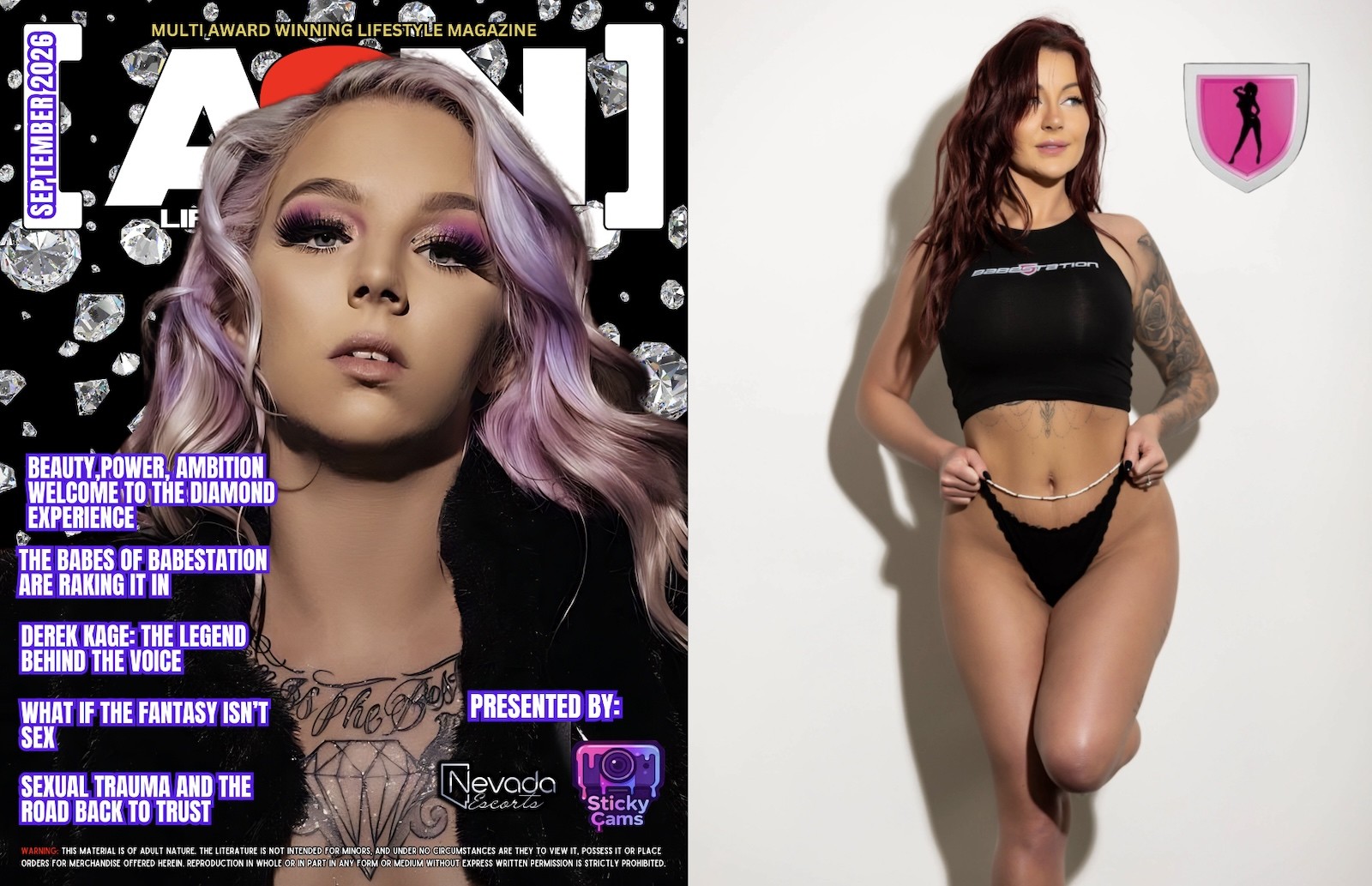 Babestation Babes Take Over September Issue of ASN Magazine