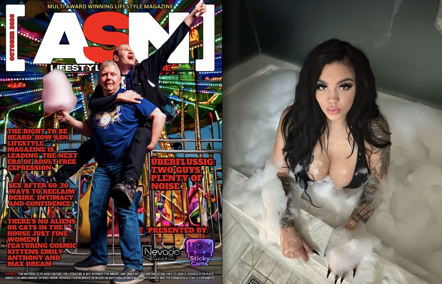 Alien Cathouse & Cosmic Kittens Profiled by ASN Magazine
