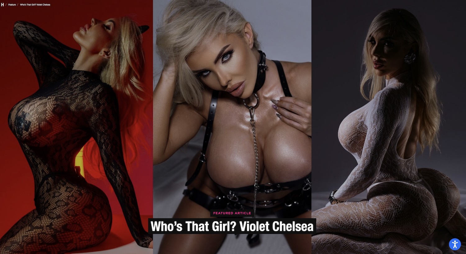 Hustler Mag Asks ‘Who’s That Girl’ of Babestation’s Violet Chelsea