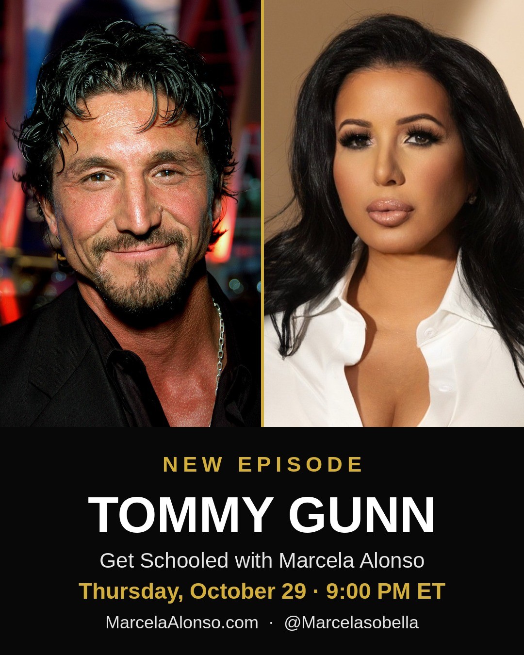 Tommy Gunn Guests on Marcela Alonso’s Get Schooled Podcast