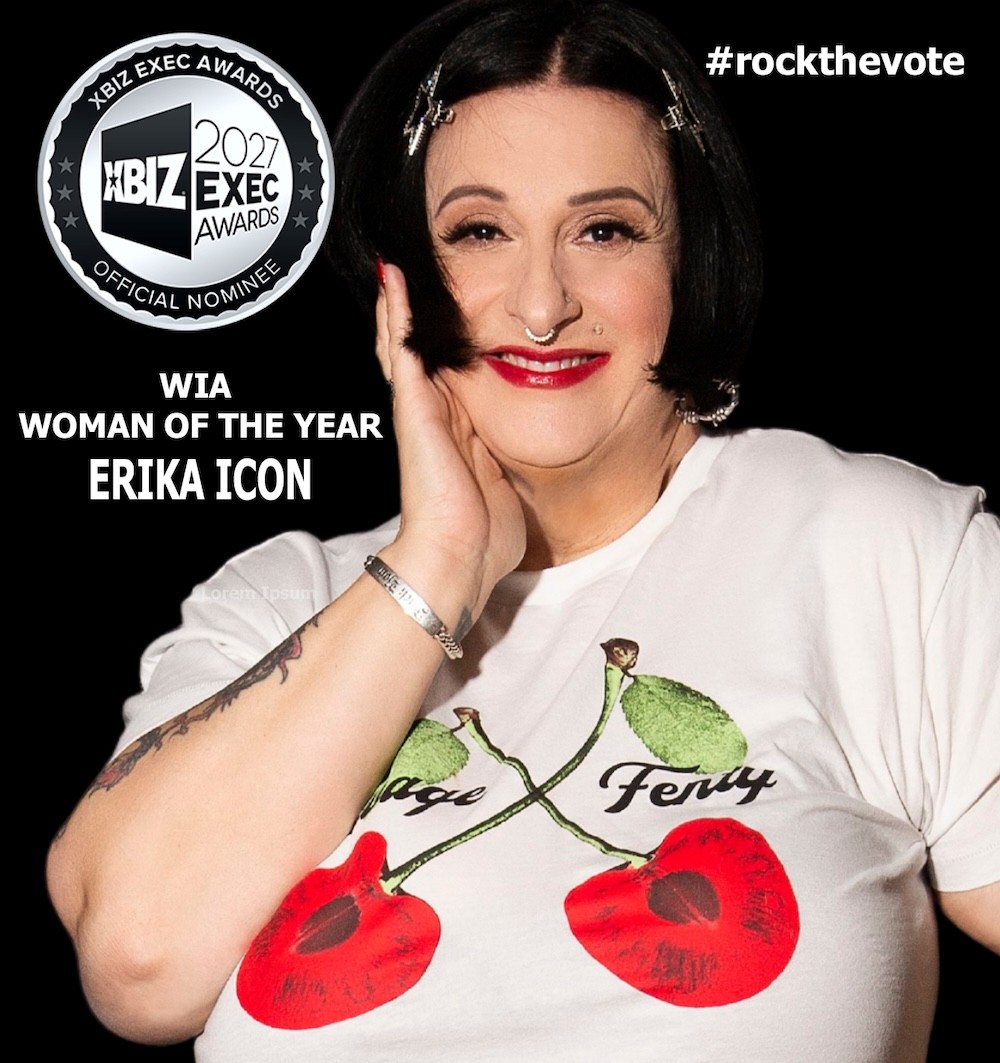 Erika Icon Goes for Two-Peat at XBIZ Exec Awards